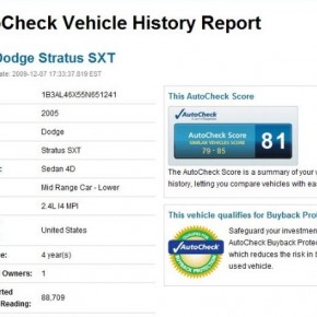 CARFAX + AutoCheck CARFAX + AutoCheck
